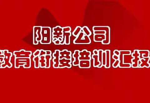 阳新公司教育衔接培训汇报