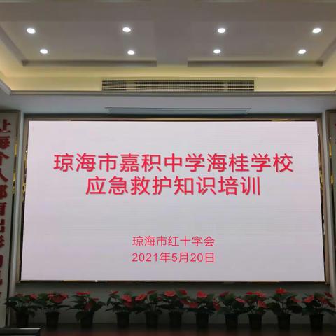 【人人学急救      急救为人人】——海桂学校教职员工应急救护知识培训