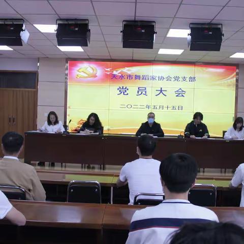 天水市舞蹈家协会召开党员大会