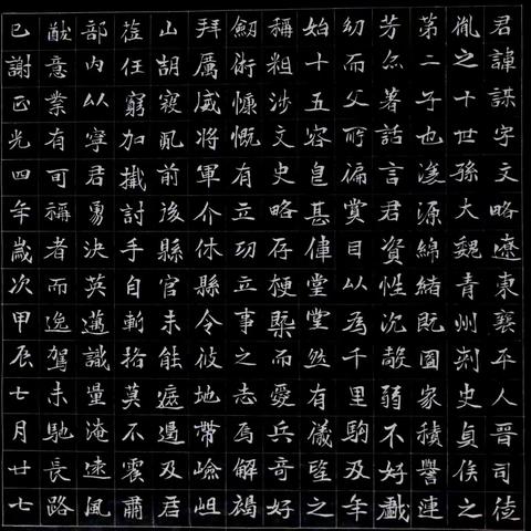 魏碑小楷临习十三篇      庚子正月