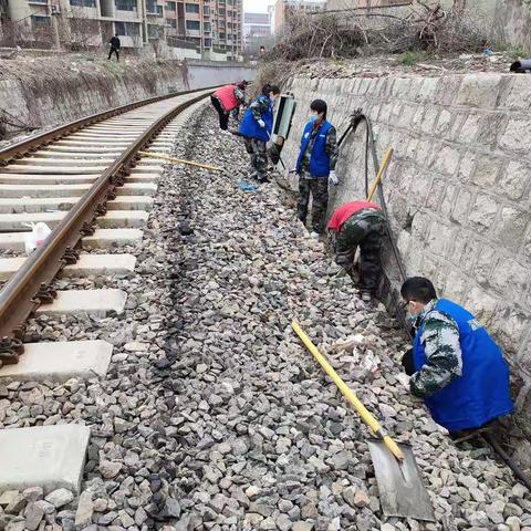 3.25--4.1青龙山社区环境卫生大整治
