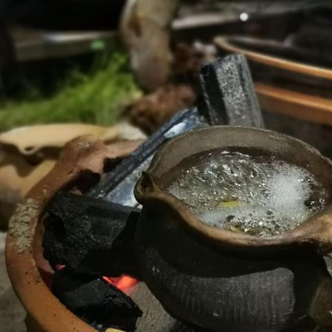 暖暖热火塘——秋天的第一杯茶