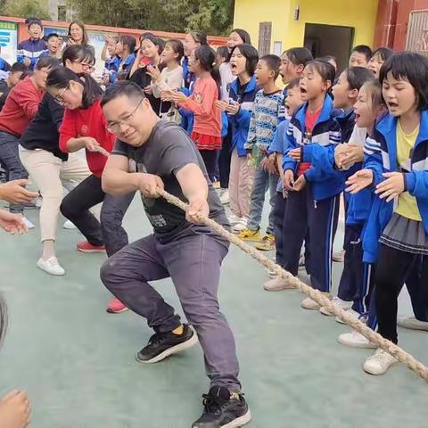 【党建引航】“ 同心协力，共创佳绩”——苍梧县沙头镇沙歧小学举行庆元旦拔河比赛活动