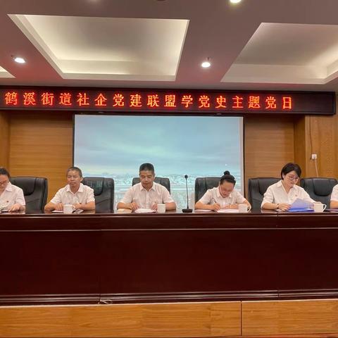 【党史学习教育】鹤溪街道社企联盟开展党史教育主题党日活动