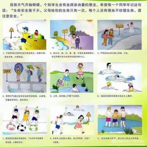 更楼中心幼儿园小三班暑期安全教育——防溺水安全知识