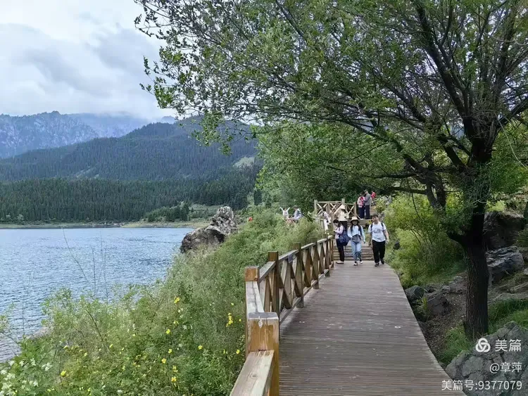 新疆天山天池最高台阶