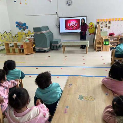 花开朵朵  情溢“三八”——长丰县岗集镇富康路幼儿园“三八”妇女节主题活动