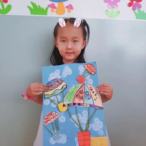 💞多彩童心🎢创意童话🏫汇佳幼儿园中一班小画家👍蔡梓轩