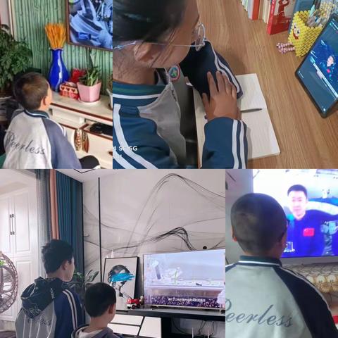 西夏区兴泾中学组织全体学生开展观看“天宫课堂”第三课活动