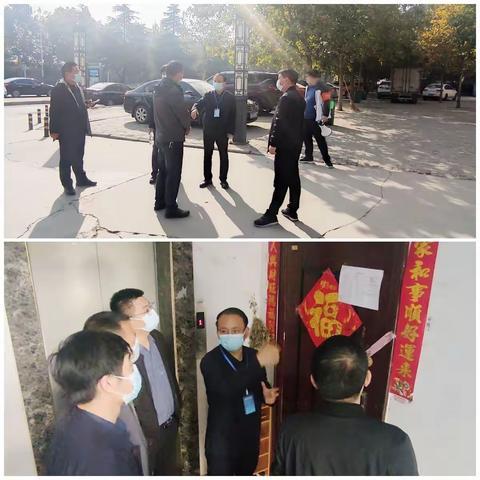 区委组织部部长周西钢实地督导社区防控工作