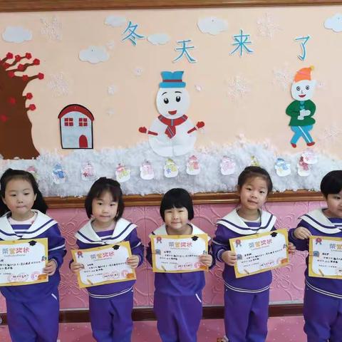 天才幼儿园中一班宝贝们魅力口才小小天气员十一月份汇报