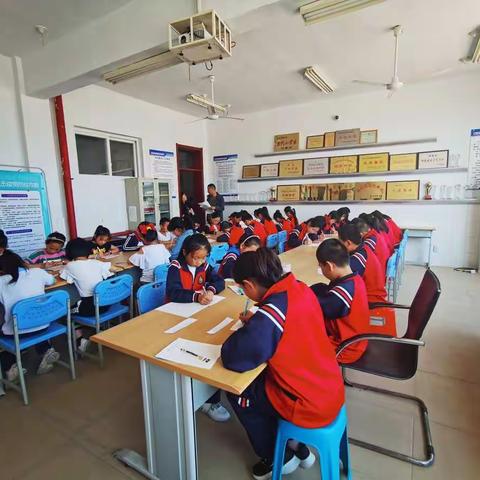 童心飞扬 妙笔生花——垦利区黄河口镇小学三到五年级师生习作暨硬笔书法比赛