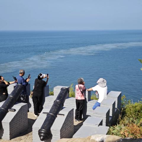 领略黄渤海分界线