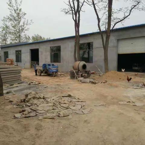 滨河4月9号扶贫车间建设情况