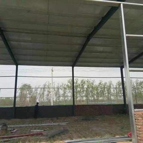 滨河4月13号扶贫车间建设情况