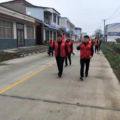 淞江街道举行春季义务植树活动为乡村振兴添新绿