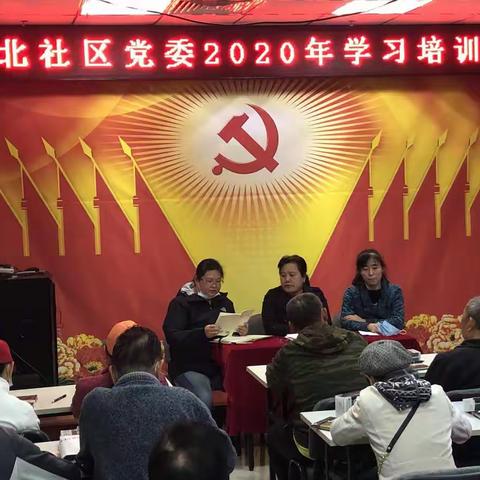 规范基层组织建设 发挥战斗堡垒作用— 八北社区党委2020年支部委员培训会