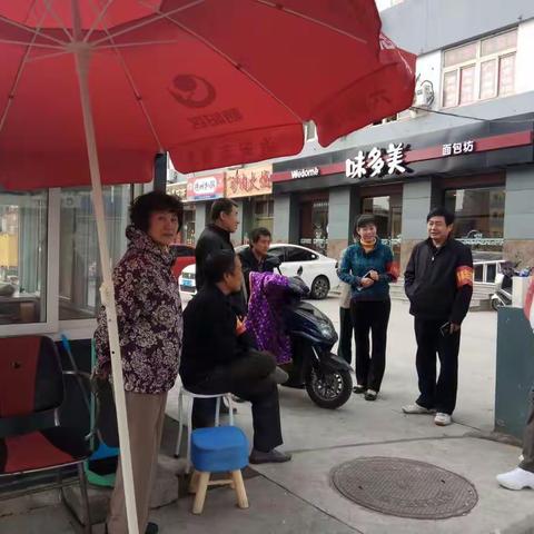 八北社区党委发动党员志愿者，坚持值守，喜迎十九大胜利召开