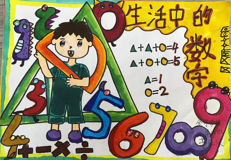 妙手画数字 童心绘数学