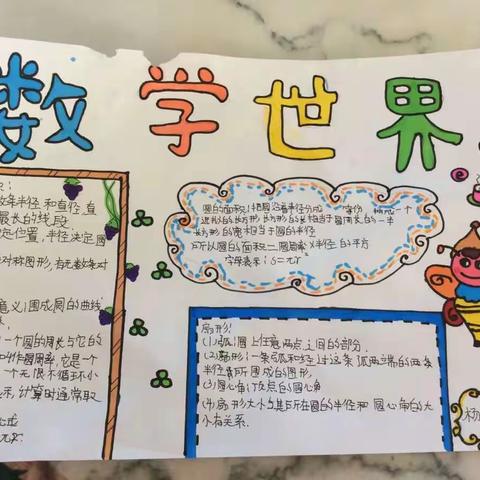 六年级4班实践作业之整理《圆》单元知识