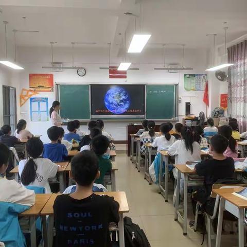 珍爱地球，保护环境——横州市六景镇二小学区语文3组第一次返岗研修活动