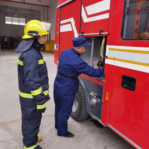 宝平路消防救援站开展紧急拉动测试