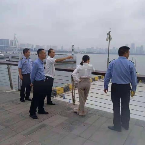 涉海项目提前介入-邹副支队长带队到丹娜码头调研