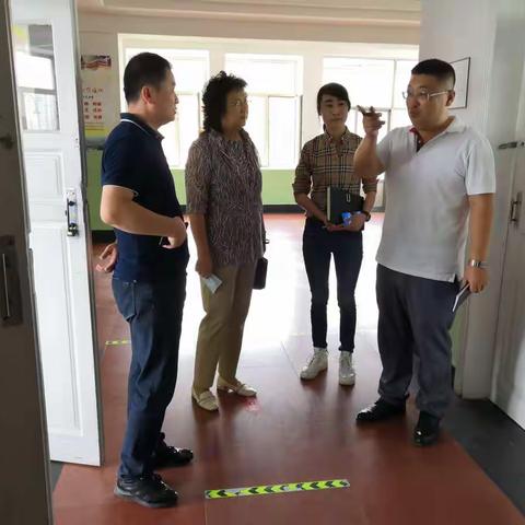 【47开学】校领导检查督导各校区开学准备工作