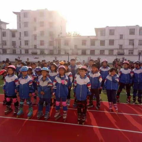 “滑动激情，欢乐童行”——涉县中原明德小学冰雪运动会轮滑比赛纪实