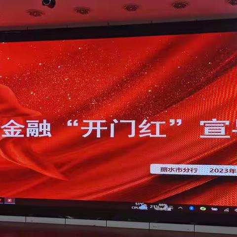 坚定信心 奋勇争先——丽水市分行召开普惠金融“开门红”宣导会