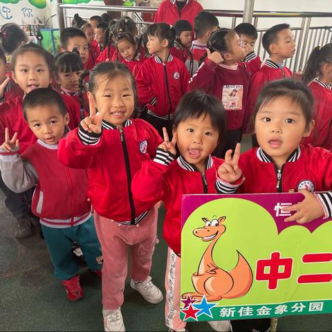 新佳金象幼儿园中二班之开心运动会