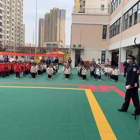 乐行幼儿园佳苑校区建设平安校园暨普法宣传活动