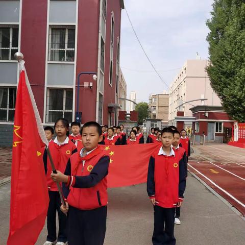 平城区三十九校“迎中秋，颂国庆”升旗仪式