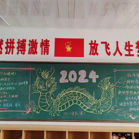 新年黑板报