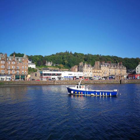 苏格兰小镇 - 奥本/Oban ，海岛门户、海鲜之都