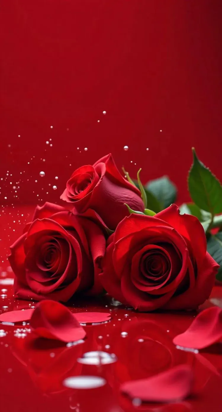 我见玫瑰映晚霞,爱意