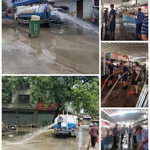 黄陂镇圩镇环境整治——我们在行动