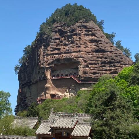 记不清日期的天水麦积山之旅😎