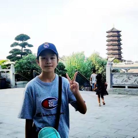 陪孙女一起度暑假