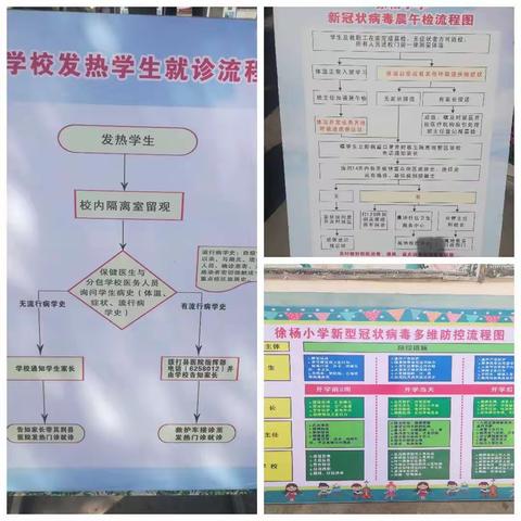 徐杨小学疫情防控学生返校演练纪实