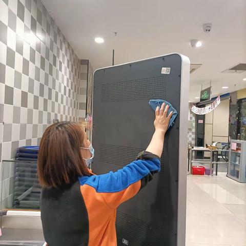 收银区清洁卫生图片