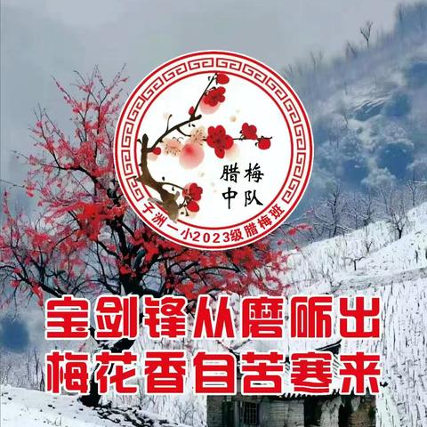 腊梅花儿开，朵朵放光彩——​子洲一小第五届最美教室评比二年级五班完美收官