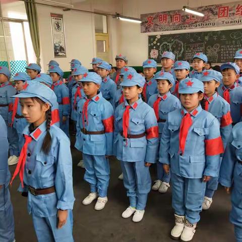 小小红军，感受长征——经典诵读比赛《七律·长征》验收