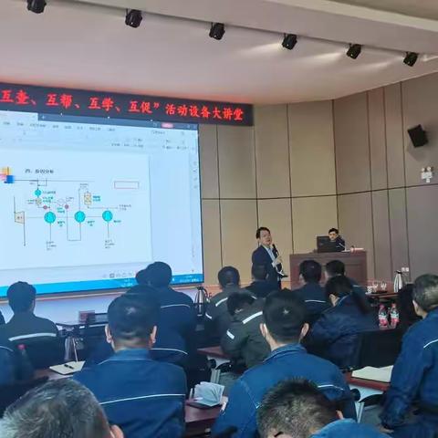 煤制油化工安装检修分公司举办“设备大讲堂”活动