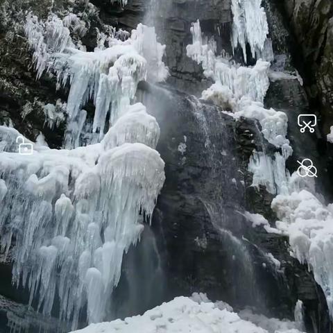 醉梦冰雪汉江源！坐看青竹变琼枝！