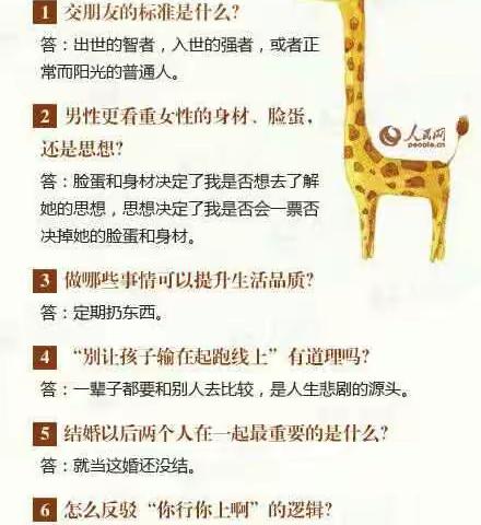 现实生活的提问与回答