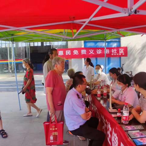 惠民免费义诊进社区     宏远社区
