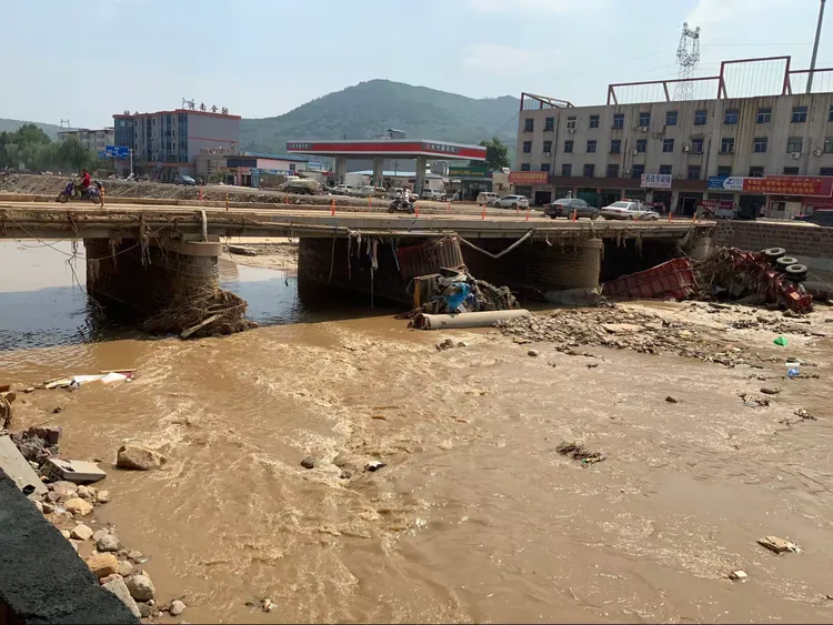 巩义市米河镇汇龙村720洪灾