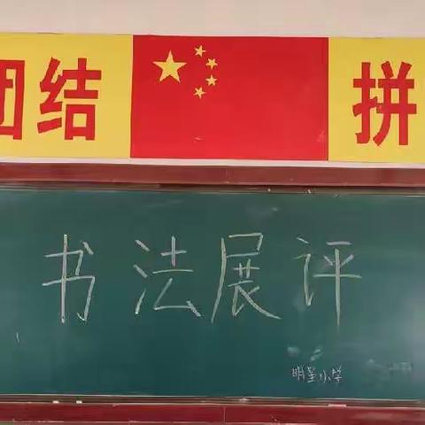 明星小学“继承中华国粹——书法展评”活动