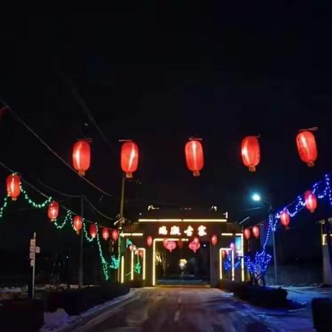 火树银花不夜景